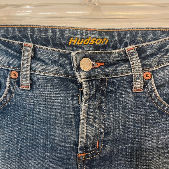 HUDSON  SIGNATURE BOOT CUT SLIM FIT WOMEN'S BLUE JEANS SIZE​ 27 - Picture 3 of 3